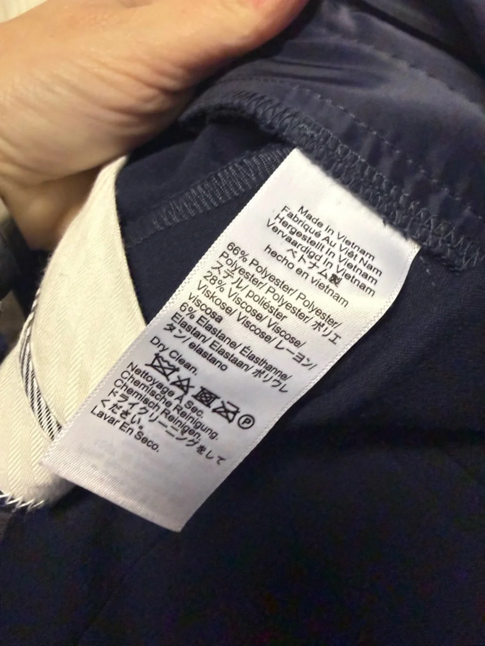 J.Crew Cameron Pant 10 Navy Four Season Stretch Career Work Trousers
